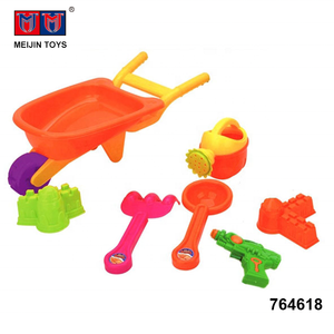 Di plastica giocattolo della spiaggia di estate set per i bambini con carriola e pistola ad acqua - Product Image 2