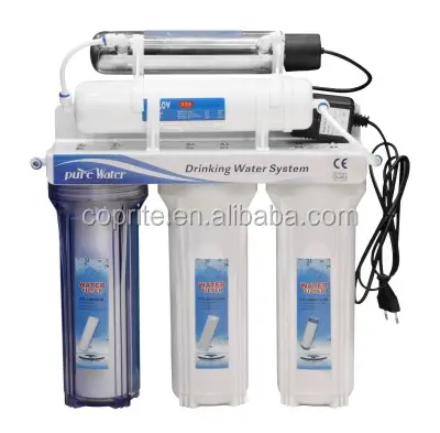 KK-T-103 filtro de agua filtración Triple con UV purificador de agua