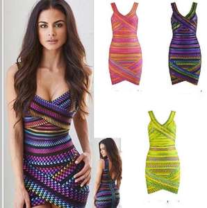 Vendita calda del vestito delle donne sette colori della pelle di serpente sexy modello a vita bassa di un pezzo popolare di esplosione di aliexpress stile del vestito delle donne - Product Image 4