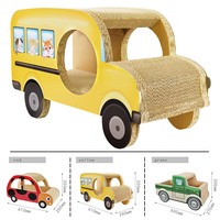 Produits pour chats Jouets en forme de voiture Maison Boxes-IC-0040-blue Crème glacée Voiture Sans Cataire Carton Gratte-chat en carton