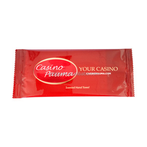 Salviettine umidificate su ordinazione di pulizia molle dell'imballaggio singolo per le salviettine umidificate di disinfezione dell'oem degli hotel/ristoranti/compagnie aeree - Product Image 5