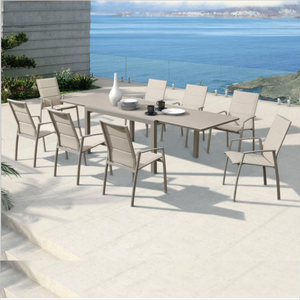 Gran oferta de Cerdeña, venta al por mayor, Patio moderno, blanco, Hotel, restaurante, comedor, silla apilable, mesa de jardín y silla, muebles de exterior - Product Image 5