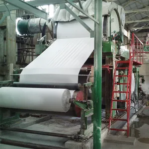 2-5 t/d Papier Productielijn Toiletpapier Papier Maken Machine Van Houtpulp Stro Katoen