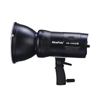 HB-1000BII NiceFoto 100W Lumière vidéo LED alimentée par batterie pour extérieur et intérieur Batterie intégrée Éclairage professionnel LED