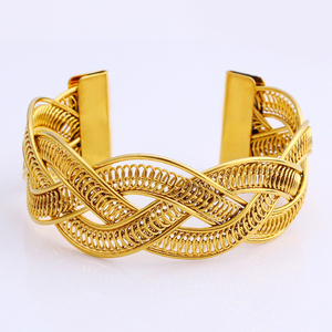 Bracelet plaqué or 18 carats FS Fashion, bijoux d'Afrique du Moyen-Orient pour femmes, cadeau - Product Image 4
