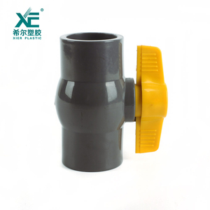 Hohe qualität gelb schmetterling griff <span class=keywords><strong>pvc</strong></span> kompakte tor ball ventil - Product Image 4