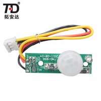 Module de capteur de mouvement infrarouge pyroélectrique pour le corps humain DC3.3-4.5V, mini puce et module de capteur de mouvement pir