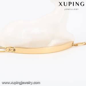 74609 xuping <span class=keywords><strong>Gioielli</strong></span> alla Moda, Braccialetti a Catena Semplici in Oro 18k, <span class=keywords><strong>Gioielli</strong></span> Personalizzati - Product Image 3