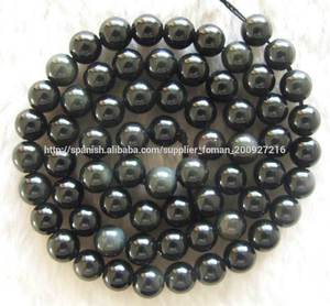 10mm <span class=keywords><strong>preciosas</strong></span> bonitas pulidas <span class=keywords><strong>piedras</strong></span> <span class=keywords><strong>preciosas</strong></span> naturales de obsidiana negra redonda - Product Image 1
