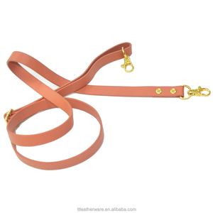 Double Paddle Cow Leather Handles Adjustable Long Strap - Product Image 3