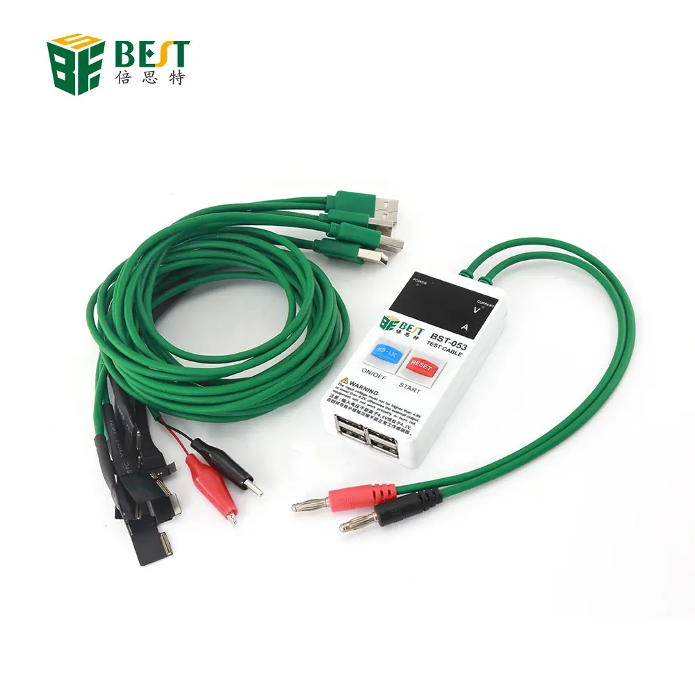 BST-053 Handy-Reparatur-Tools Power-Datenkabel für iPhone Samsung DC-Netzteil Telefon Aktuelle Test kabel mit 4USB-Ausgang