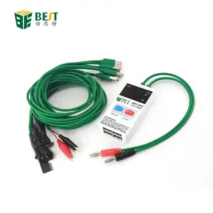 BST-053 Kabel Data Listrik Alat Reparasi Ponsel, Kabel Catu Daya Ponsel iPhone Samsung DC dengan Keluaran 4USB