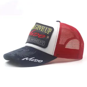 Gorra de béisbol bordada en 3D para camionero, gorro personalizado de alta calidad con bordado 3D, diseño para crear tu propio logo