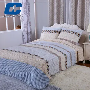 Nhà cung cấp trung quốc edding thiết lập 100% cotton bộ đồ giường cotton đặt phía nam hàn quốc chăn