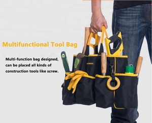 Customized Carpenter Gardening Plumber Multi-Functional Organizer <strong>Kit</strong> Open Top Electrician <strong>Tool</strong> <strong>Bag</strong> - Product Image 2