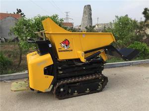 Honda Powered MMT60 <span class=keywords><strong>Mini</strong></span> Carregador Forward Dump Concrete Buggy com Tracked Movimento Núcleo Componentes Incluindo Motor Bomba para Venda