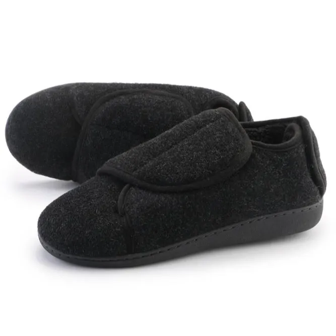 Breiter verstellbarer Riemen Diabetische Hausschuhe Ortho pä dische Wickel pantoffel Bootie Memory Foam Hausschuhe Home Gel Hausschuhe