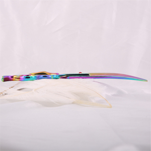 Kéo cắt tỉa thú cưng Fenice cao cấp, titan, 7.0 inch, cong xuống 25 độ, năm 2020 - Product Image 5