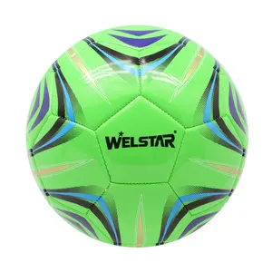 Neon color Outdoor Sports Game Machine Stitched Football for Team Sport