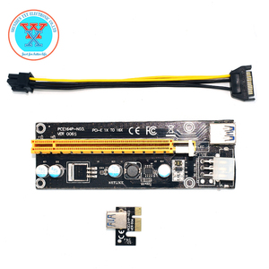 006 <span class=keywords><strong>S</strong></span> PCI-<span class=keywords><strong>E</strong></span> PCI <span class=keywords><strong>E</strong></span> 1X à 16X Riser Card et USB 3.0 Extender Câble - Product Image 1