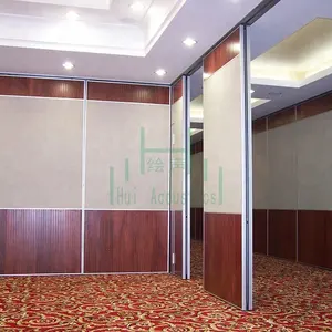 Acoustic Sound Insulation Partition Wall Panel Aluminium Room Divider Aluminum Track Demountable Partition Walls
