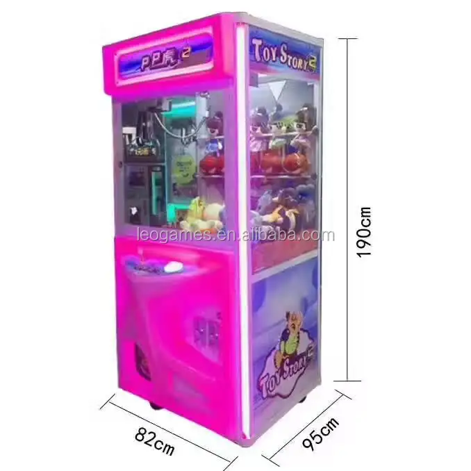 Malesia Toy Crane Claw Machine Push Win Key Master distributore automatico di giocattoli macchine per gru economiche
