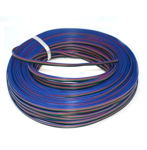 Câble isolé en PVC 4 broches 22AWG Câble RGB pour bande lumineuse LED RGB 5050 3528 Câble d'extension 4 broches pour connexion d'éclairage LED - Product Image 5