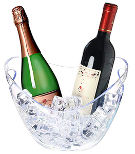 ถังน้ำแข็งใสสวิสใสแก้วน้ำแข็งอะคริลิโปร่งใสพร้อมที่จับ - Product Image 3