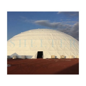 Mega Dome Tent <strong>Cheap</strong> Price Soundproof Geodesic Event <strong>Marquee</strong> White 850g/sqm PVC Coated Polyester Fabric Shelter Dome 5 Years - Product Image 1