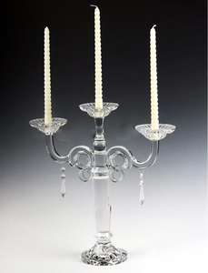 <span class=keywords><strong>3</strong></span> tiers plexiglass portacandele candelabri di cristallo per matrimoni - Product Image 1