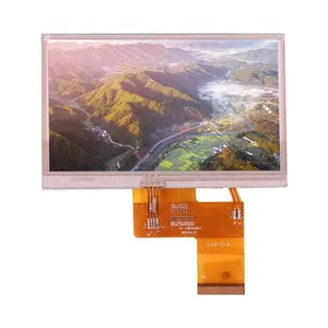 4.3 inch lcd מודולים 40 פין 480x272 פנל LCD עם מגע מסך קופה תצוגת stand