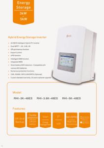 Bộ Biến Tần Năng Lượng Mặt Trời GKA Chất Lượng Cao Giá Nhà Máy 5000W Kết Hợp Tốt Nhất - Product Image 2