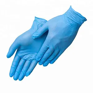 Latex Gratis Wegwerp Comfortabele Geweven Vinger Tips Voedsel Veiligheid Reiniging Veiligheid Nitril Werkhandschoenen