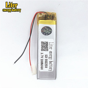 Lipo battery 302250 3,7 v 280 mah lithium polymer battery for medical equipment - Product Image 4