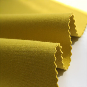 Tejido <span class=keywords><strong>de</strong></span> punto doble <span class=keywords><strong>de</strong></span> poliéster y elastano teñido sólido <span class=keywords><strong>de</strong></span> alta calidad 2026 para pantalones - Product Image 2