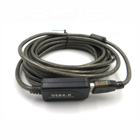 Signal Verstärker Chipsatz usb 2.0 bare kupfer verlängern männlichen zu weiblichen transparent schwarz usb aktive 30 meter verlängerung kabel