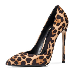 Bigswekiss — chaussures à talons hauts en forme de léopard pour femmes, escarpins à bout pointu et Sexy, escarpins à talons hauts, haute qualité, OEM, vente en gros - Product Image 4