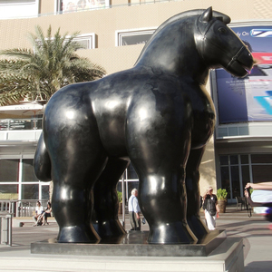 Original figurine de cheval en bronze, grande taille, parka, sculpture de jardin, décoration de dubaï - Product Image 1