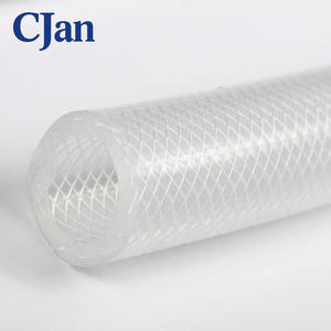 <span class=keywords><strong>Tubo</strong></span> <span class=keywords><strong>Flessibile</strong></span> Rinforzato in Silicone <span class=keywords><strong>Trasparente</strong></span> per Alimenti con Tessuto in Aramide, <span class=keywords><strong>Tubo</strong></span> Intrecciato Rinforzato - Product Image 1