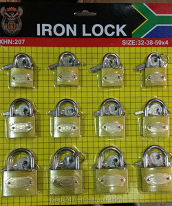 Good Quality Padlock wholesale padlock Cheap Grey Padlock in Guangzhou
