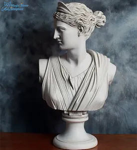 الزخرفية اليونانية فينوس تمثال نصفي الرخام الروماني الرقم تمثال عارية النساء ماجيك تمثال منحوت من الحجارة حجم مخصص رجل اليد الحرفية