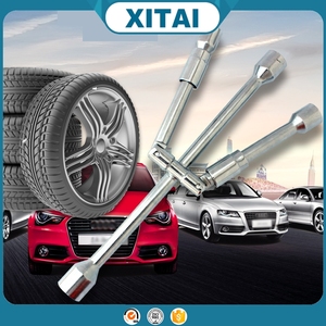 XITAI Pliable <span class=keywords><strong>4</strong></span> taille <span class=keywords><strong>17</strong></span>/19/<span class=keywords><strong>21</strong></span>/23mm croix clé jante <span class=keywords><strong>pneu</strong></span> de voiture reparing outil - Product Image 5