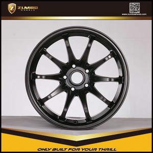 ZUMBO Z86 Coche Negro Mate 17 "Rueda De Aleación De Aluminio - Product Image 1