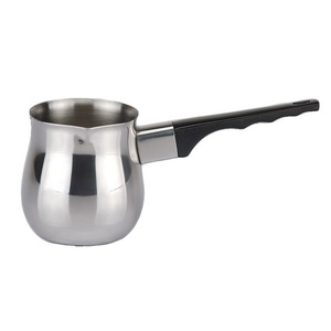 Set di caffettiera in acciaio inossidabile lucidante a specchio in acciaio inossidabile resistente impugnatura in metallo Design classico tradizionale del tè del caffè - Product Image 3