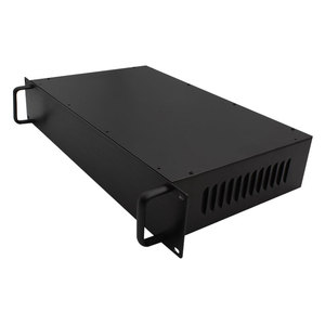 Chassi de amplificador de áudio PCB para mesa, chapa metálica de fabricação personalizada, gabinete para servidor com montagem em rack de 19 polegadas, 1U 2U 3U 4U