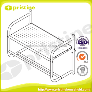 OEM Quality Metal <b>Bathroom</b> Shampoo Bath Rack Modern Household Wall Corner <b>Shelf</b> Organizer for Hotel Home <b>Storage</b> Furniture - Product Image 4