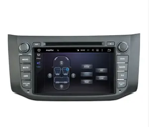 UPsztec أندرويد 10.0 مشغل أسطوانات للسيارة لاعب لنيسان سيلفي B17 سنترا 2012-2014 راديو مع نظام تحديد المواقع والإنترنت الخيار
