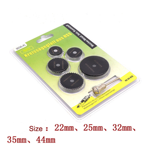 Ensemble de 7 lames de scie circulaire HSS miniatures pour outil rotatif <span class=keywords><strong>Dremel</strong></span> Fordom, machine de meulage électrique, pour couper l'<span class=keywords><strong>acier</strong></span>, les alliages et le laiton - Product Image 5