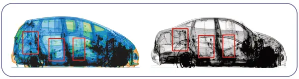 Produktivitas Tinggi Mobil Mesin X Ray Pemeriksaan Kendaraan Sistem Keamanan untuk Driver ZA2900