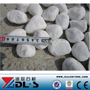 <strong>White</strong> Round Marble <strong>Pebbles</strong> Stone For Paving